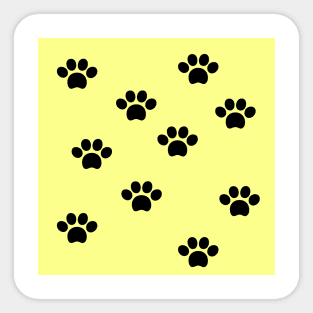 Paw pattern Sticker